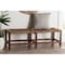 Bali & Pari Liza Bohemian Natural Seagrass and Wood Accent Bench 246-13682-ZORO - alternate 6